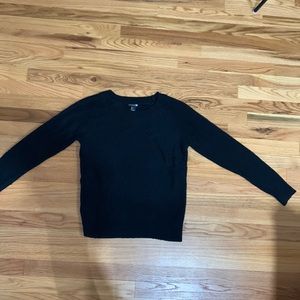 Black knit sweater